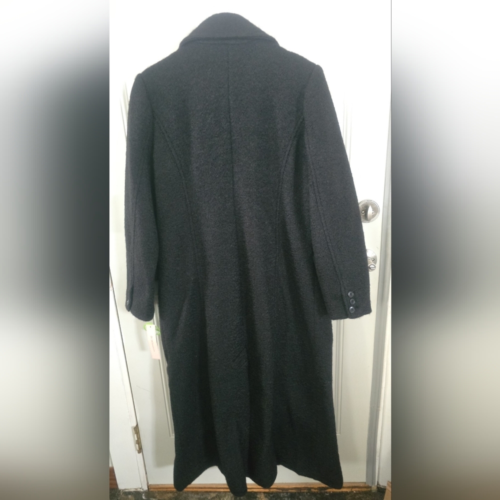 BCBGeneration Black Textured Coat - Picture 2 of 5